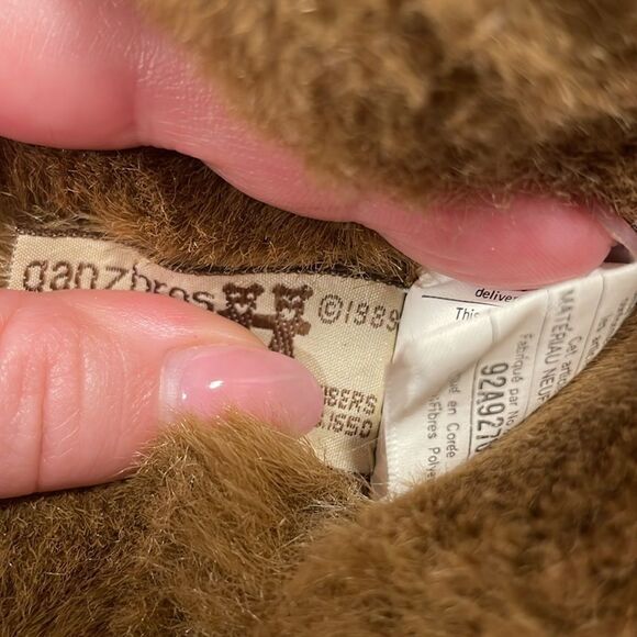 ganzbros 1989 The Heritage Collection Soft Brown Teddy Bear Plush Excellent Con… - Picture 8 of 8